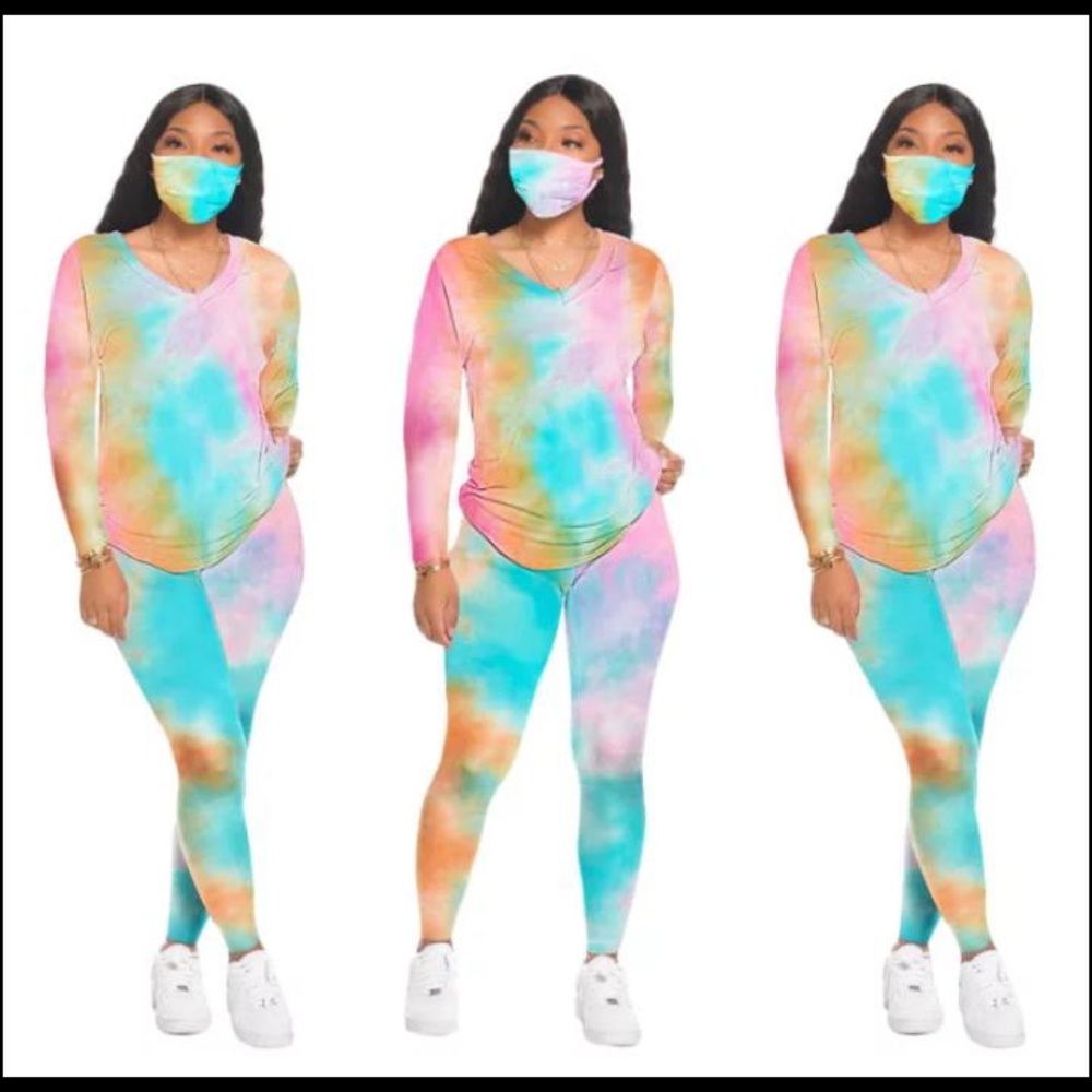 Tie dye two-pc Pant Set